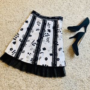 New York City design co. Floral Lace Skirt